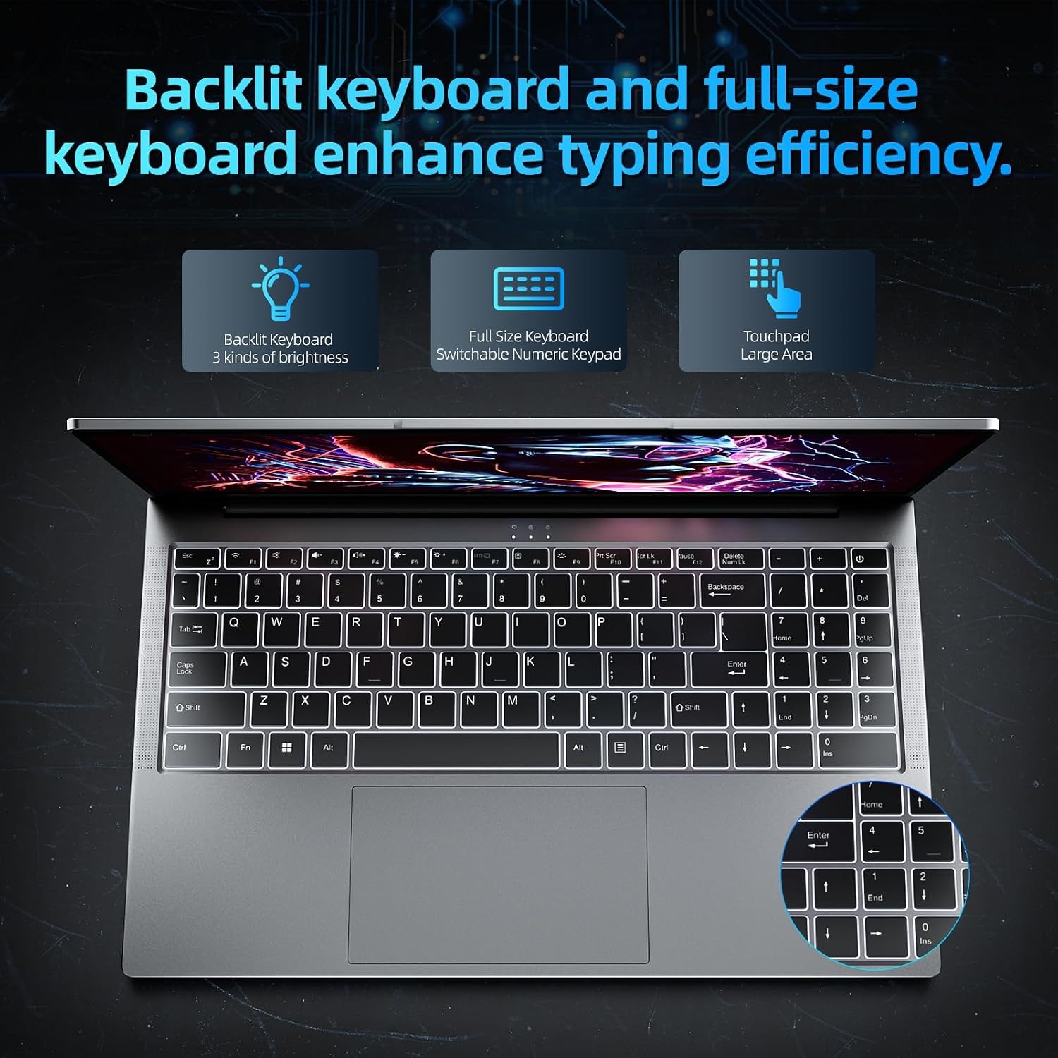 Jumper EZbook X8 JNE11 | i5-12450H | 16GB | SSD 512GB | Grade A — miniatură 5