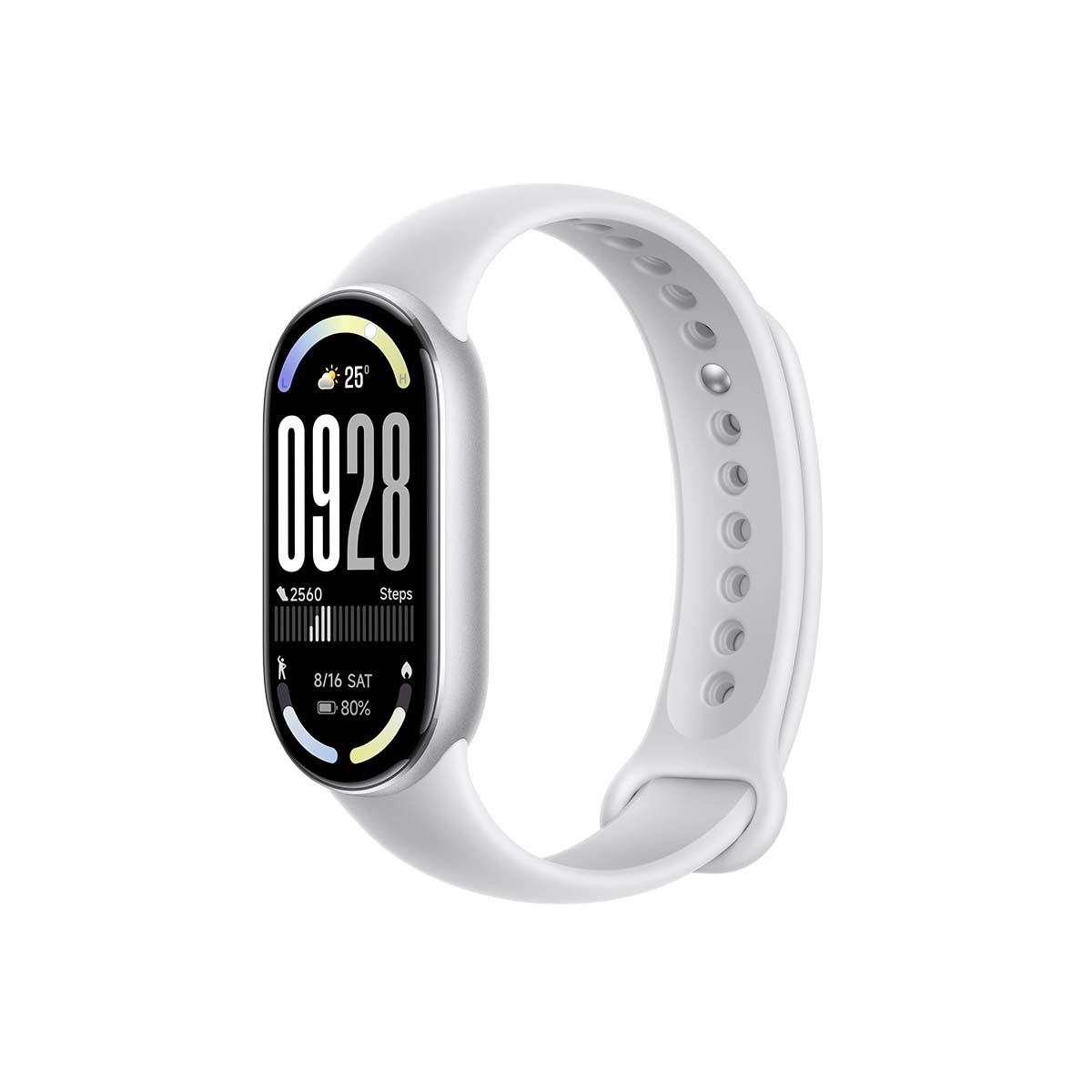 Brățară Xiaomi Smart Band 10 | AMOLED 1.72″ | Glacier Silver — vedere 2