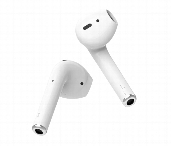 Căști wireless Hoco DES30 | Bluetooth TWS | Alb — vedere 2