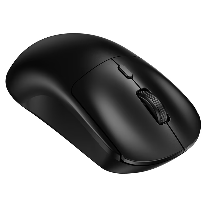 Mouse wireless Hoco GM42 Platino | 2.4 GHz | Negru — vedere 2