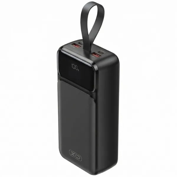 Power bank XO PR298 | 30000 mAh | 65W | Negru — vedere 2