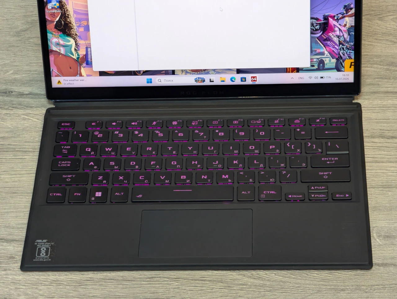 Ca nou! ASUS ROG Flow Z13 | i9 12900H | 16GB | 1TB | RTX 3050 Ti | 13.4″ Touch 16:10 — miniatură 14