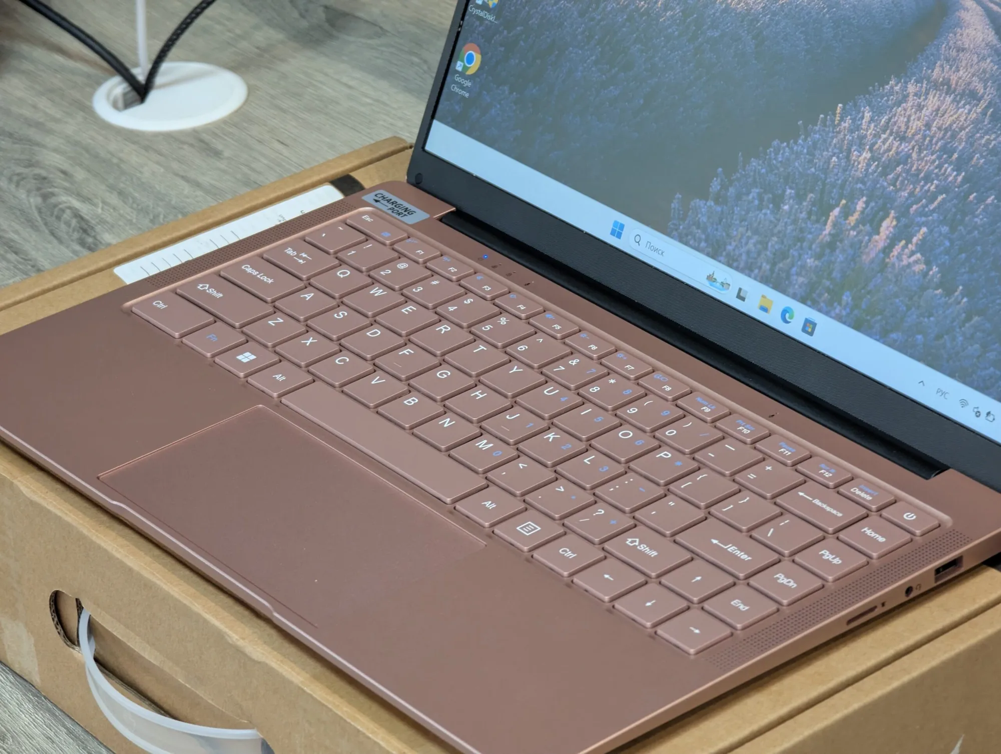 Новый! Rose Gold Laptop | Intel Celeron J4105 | 8GB | 128GB LiteOn | Intel UHD 600 | 15.6″ FHD — миниатюра 5