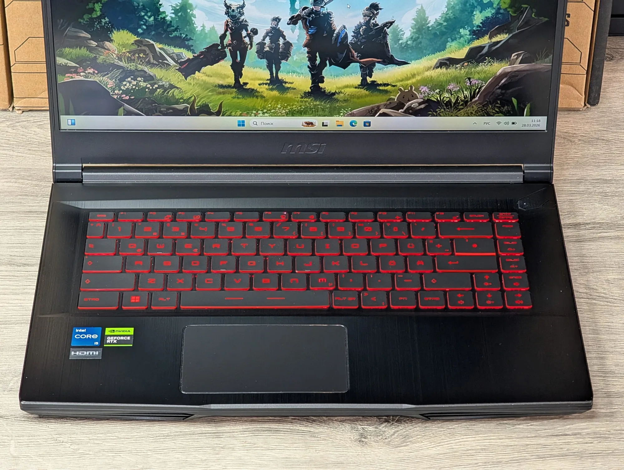 MSI Thin GF63 12VF | i5 12450H | 16GB | 512GB | RTX 4060 | 15.6″ FHD 144Hz — miniatură 6
