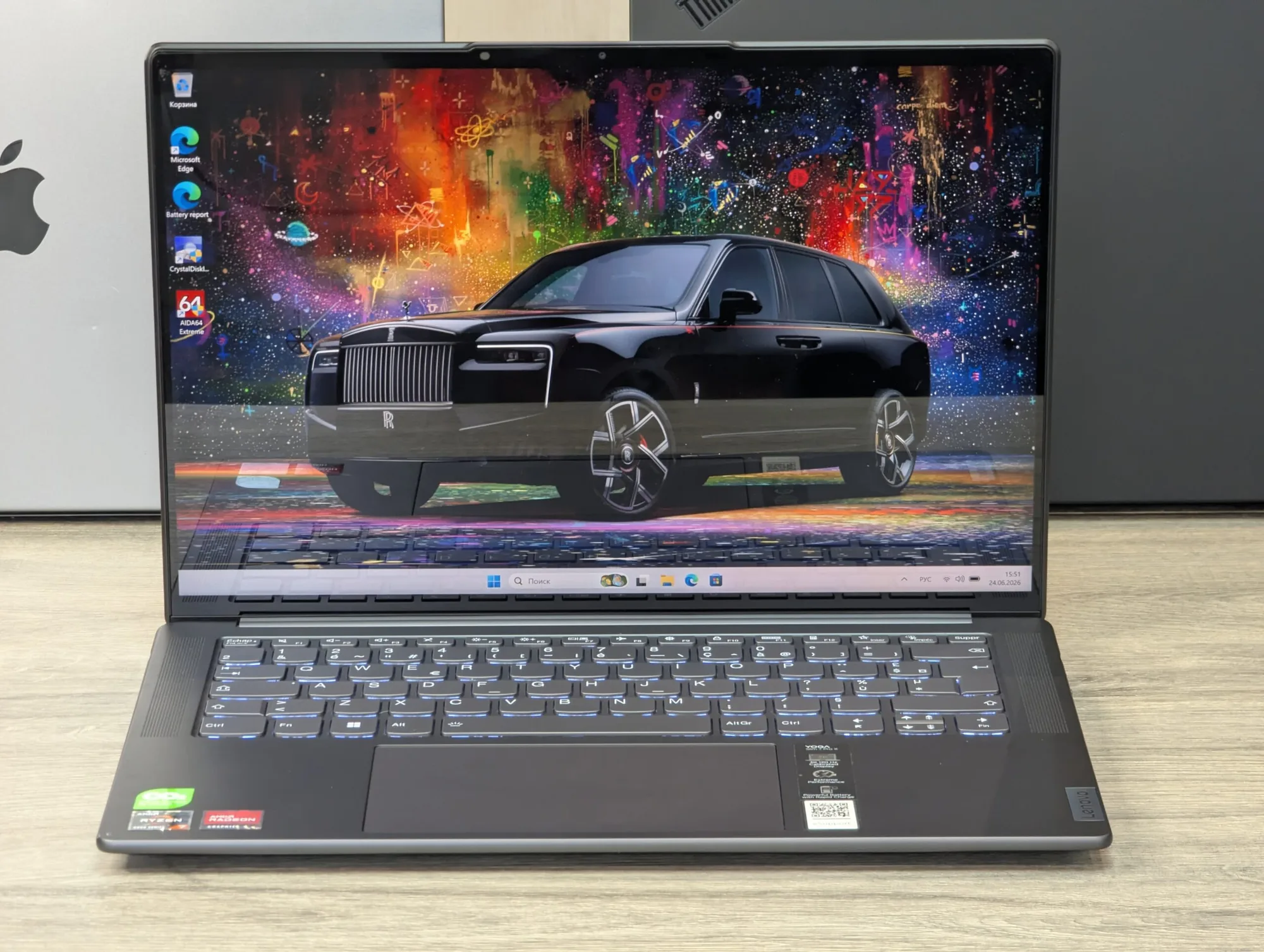 Lenovo Yoga Slim 7 Pro X | Ryzen 7 6800HS Creator Edition | 16GB DDR5 | 512GB SSD | 14.5″ 3K 120Hz — miniatură 3
