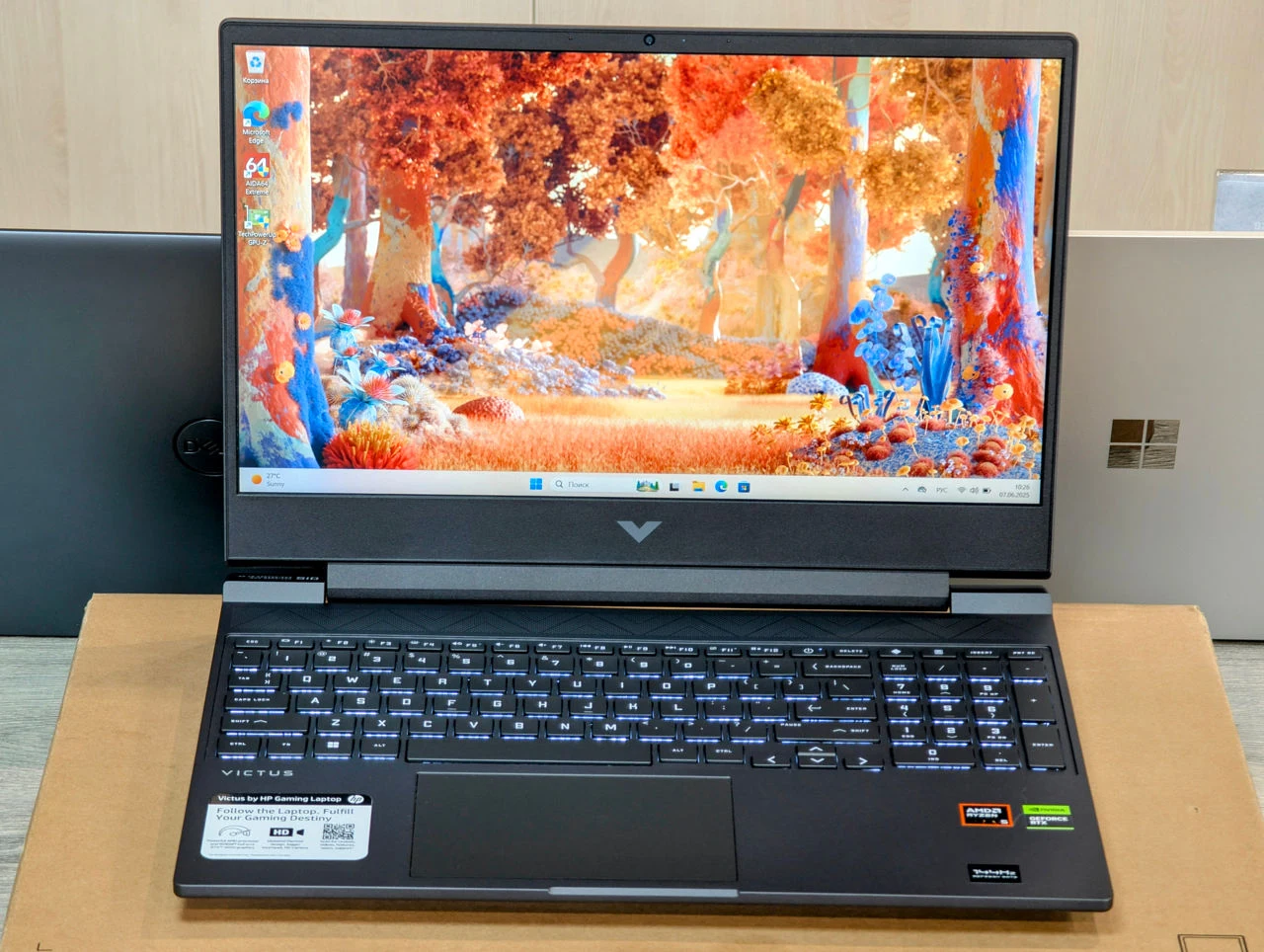 HP Victus 15 | Ryzen 5 7535HS | 16GB | 512GB | 2050 | 15.6″ 144Hz — miniatură 7