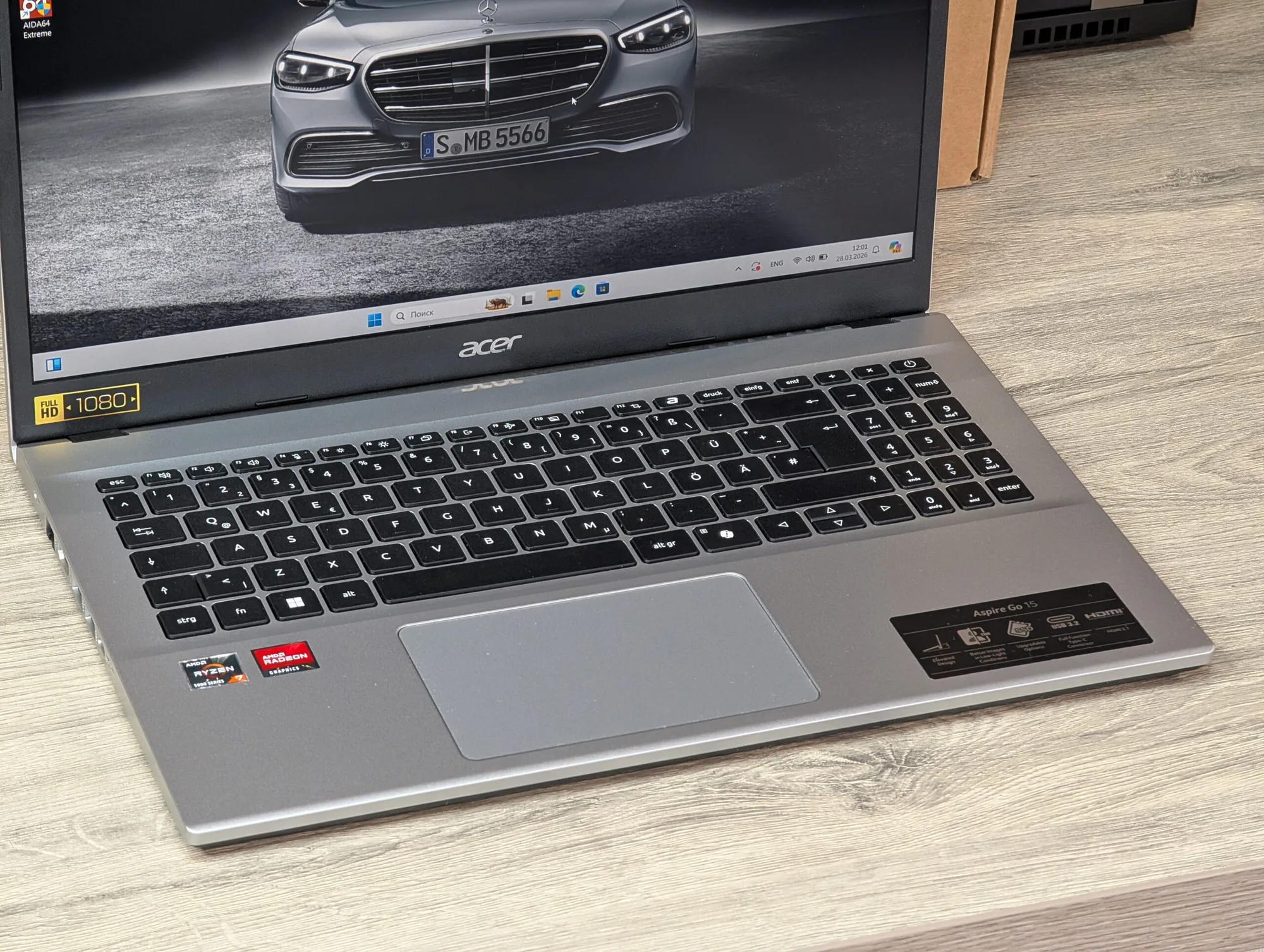 Nou! Acer Aspire Go 15 AG15-42P | Ryzen 7 5825U | 16GB | 512GB | Radeon Graphics | 15.6″ FHD — miniatură 9