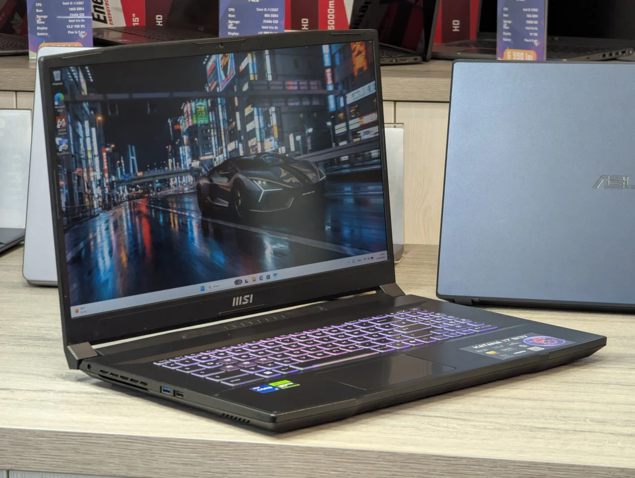 MSI Katana 17 B13VFK | i7-13620H | RTX 4060 | 16GB | 1TB | 17.3″ FHD 144Hz — miniatură 3