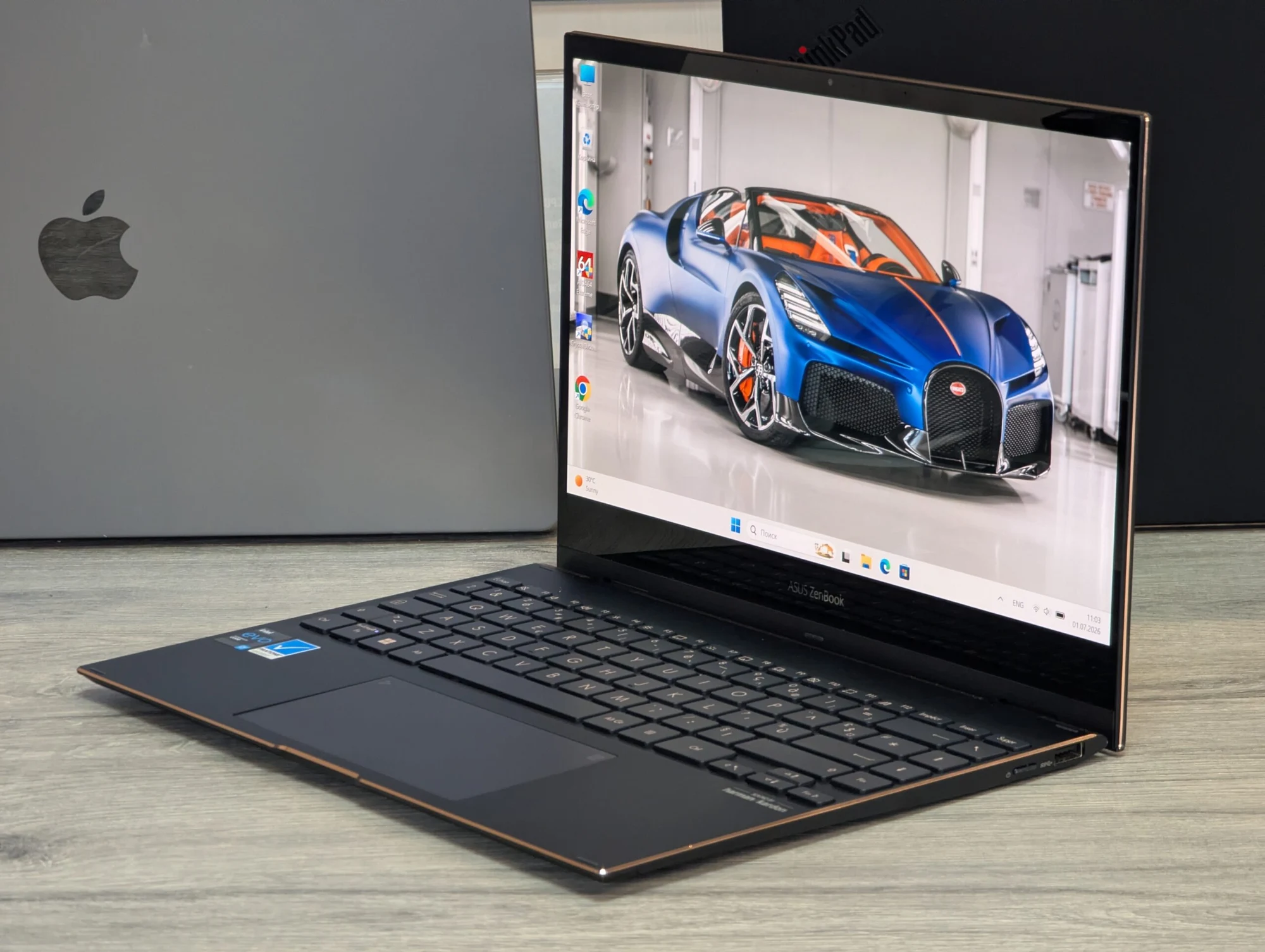ASUS ZenBook Flip 13 | Intel Core i7-1165G7 | 16GB | 512GB Intel | Iris Xe | 13.3″ 4K UHD Touch — miniatură 3