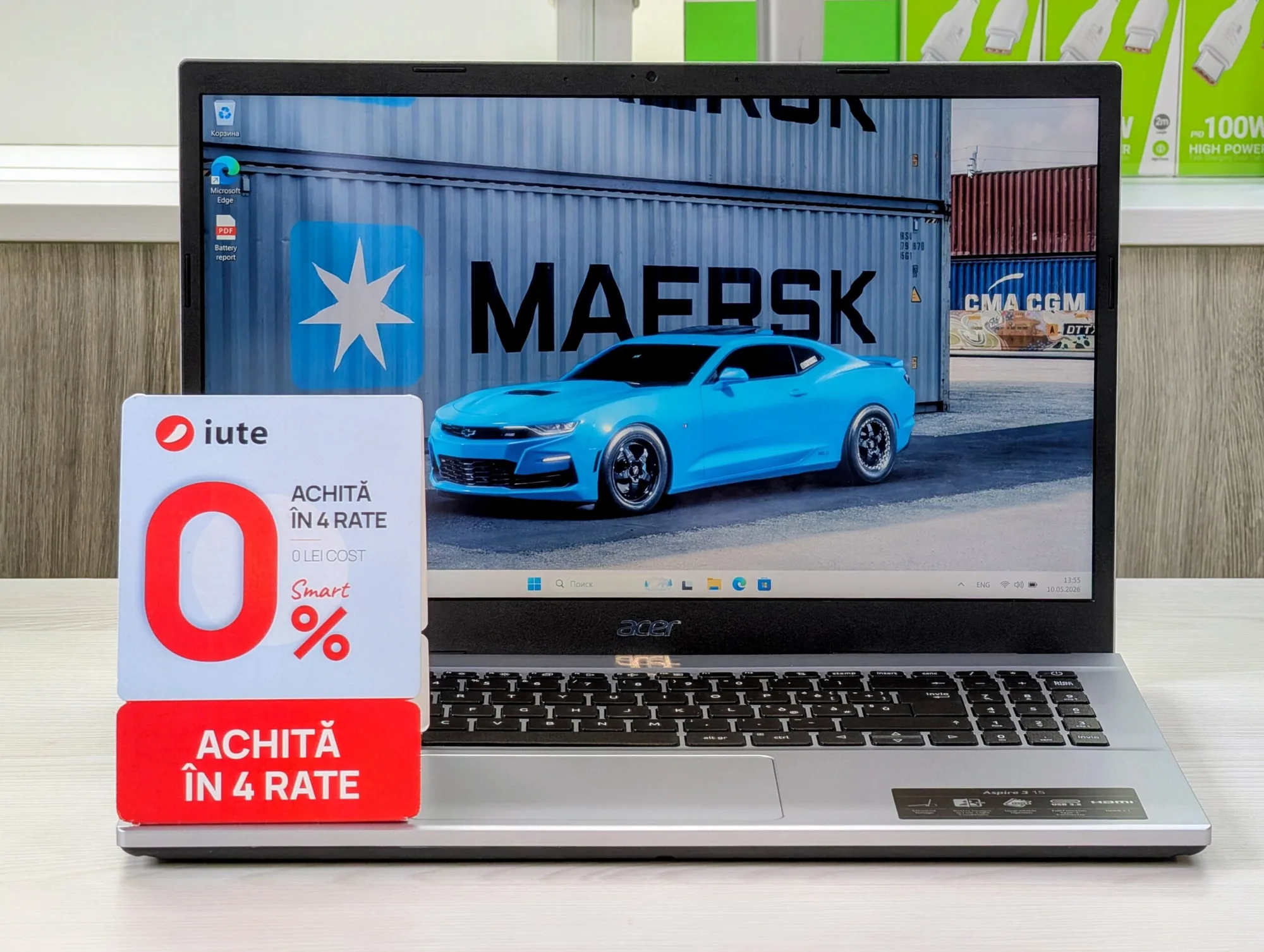 Acer Aspire | Ryzen 5 5500U | 16GB | 512GB | Radeon Graphics | 15.6″ FHD — vedere 2