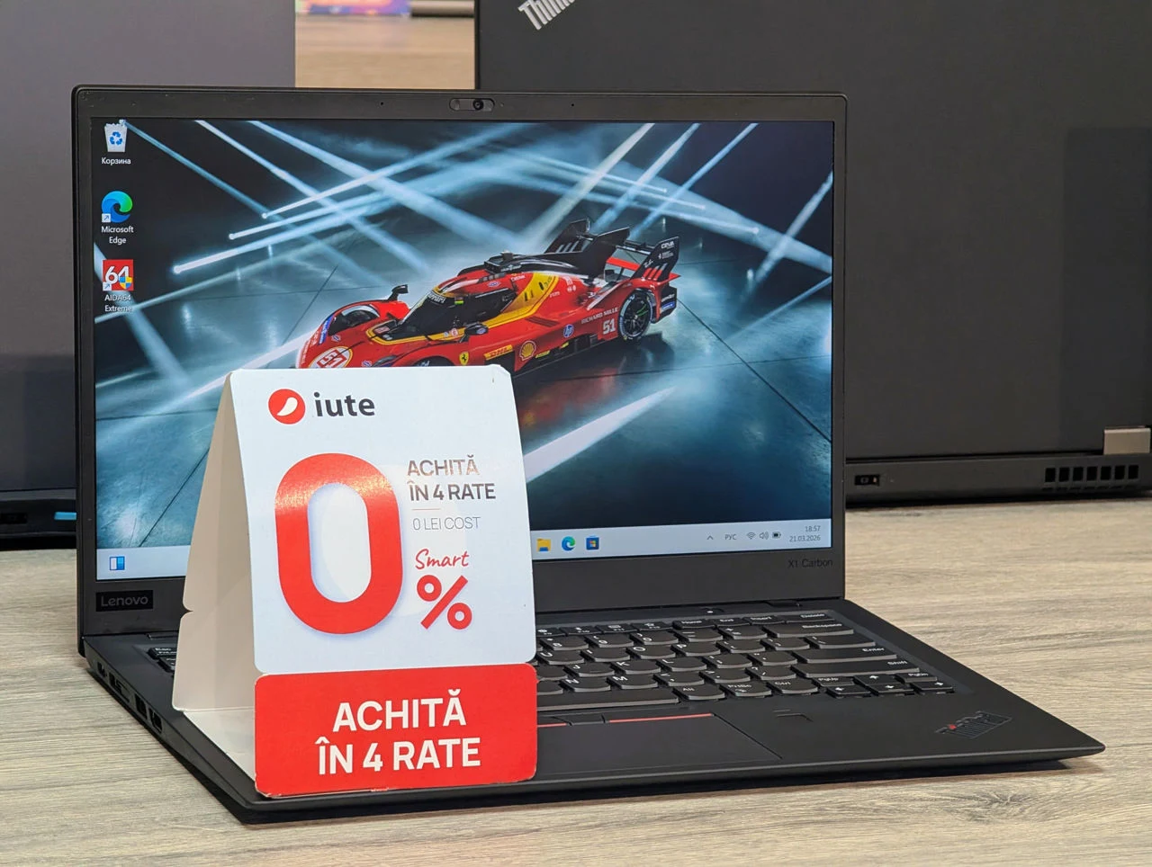 Lenovo ThinkPad X1 Carbon Gen 6 | i7 8550U | 16GB | 256GB | 14″ IPS — miniatură 3