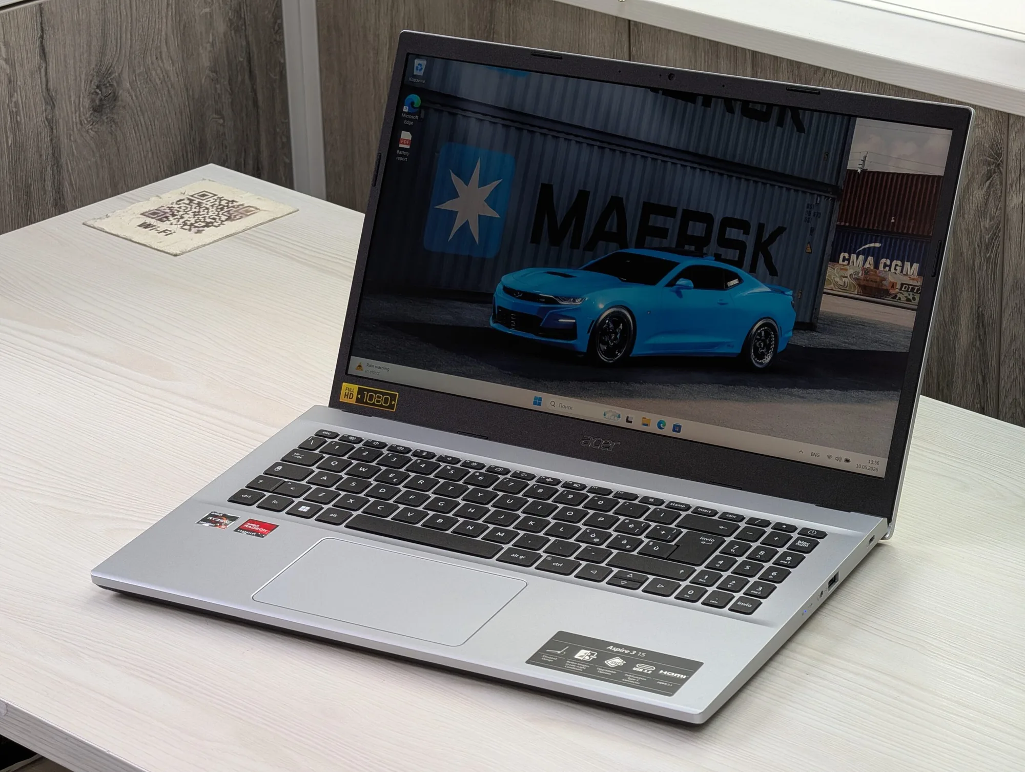 Acer Aspire | Ryzen 5 5500U | 16GB | 512GB | Radeon Graphics | 15.6″ FHD — miniatură 5