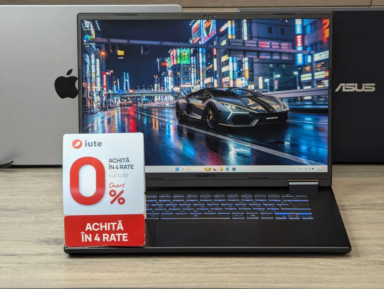 Gigabyte A16 | Core 7 240H | 32GB | 1TB | RTX 5070 Ti | 16.0″ 2.5K 165Hz — vedere 2