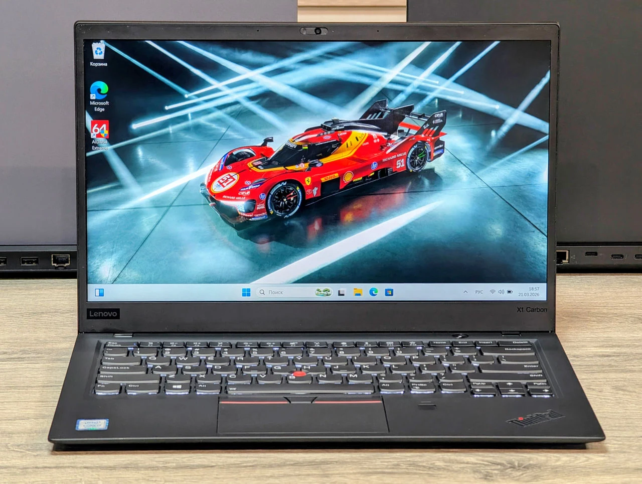 Lenovo ThinkPad X1 Carbon Gen 6 | i7 8550U | 16GB | 256GB | 14″ IPS — miniatură 6