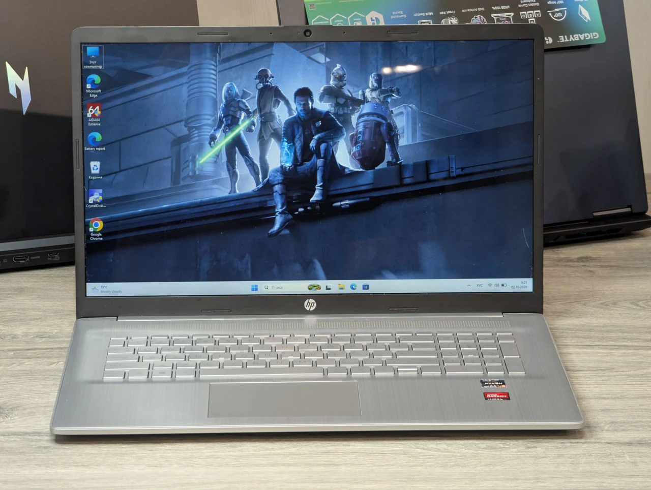 HP Laptop 17-cp0xxx | AMD Ryzen 5 5500U | 16GB | 256GB SSD + 1TB HDD | 17.3″ HD+ — вид 2