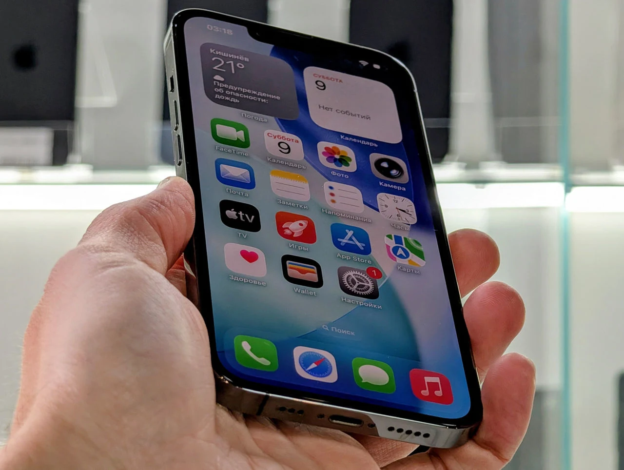IPhone 13 Pro | A15 Bionic | 6GB | 128GB | 6.1″ Retina | Graphite | Dual SIM — miniatură 18