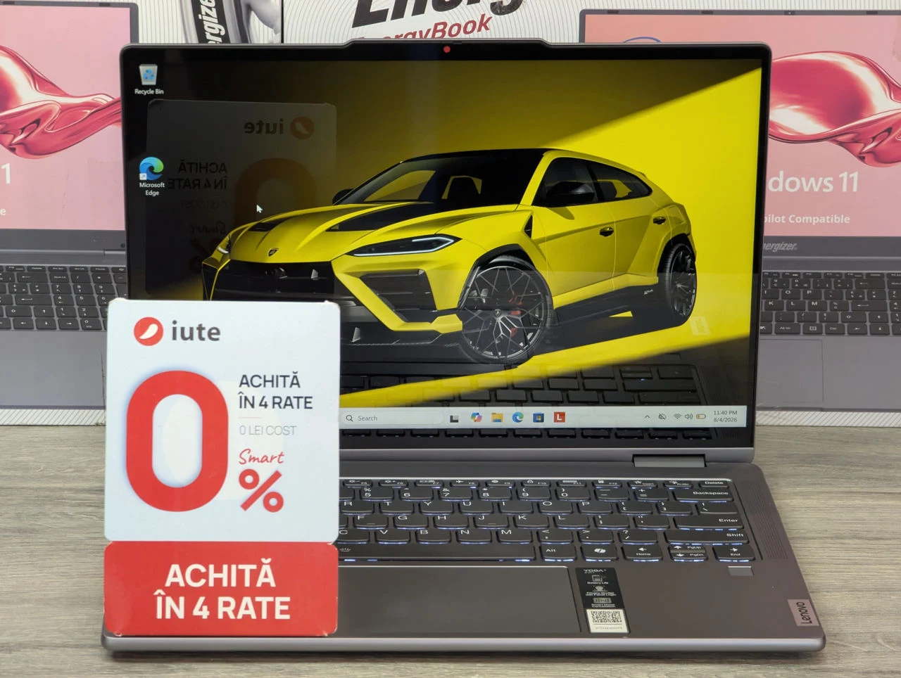 Lenovo Yoga 7 2-in-1 | AMD Ryzen 5 8640HS | 8GB | 512GB | Radeon 760M | 14.0″ Touch — vedere 2
