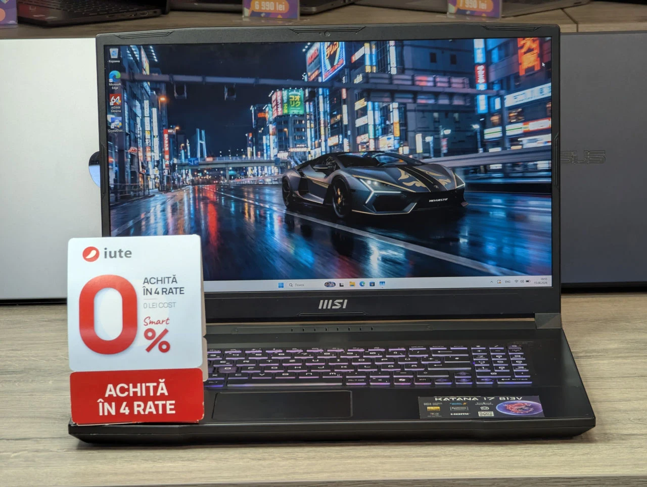 MSI Katana 17 B13VFK | i7-13620H | RTX 4060 | 16GB | 1TB | 17.3″ FHD 144Hz — vedere 2