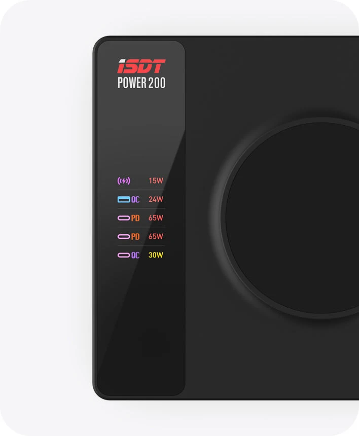 Nou! Încărcător ISDT POWER 200H | 200W | USB-C 100W | Wireless 15W — miniatură 5