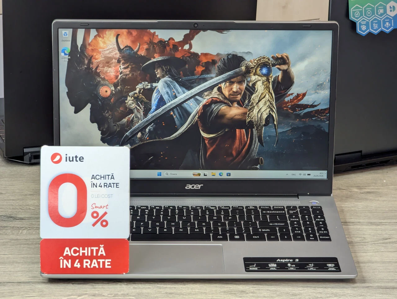 Ca nou! Acer Aspire 3 | AMD Ryzen 7 7730U | 16GB RAM | 512GB SSD | 15.6″ FHD IPS — vedere 2