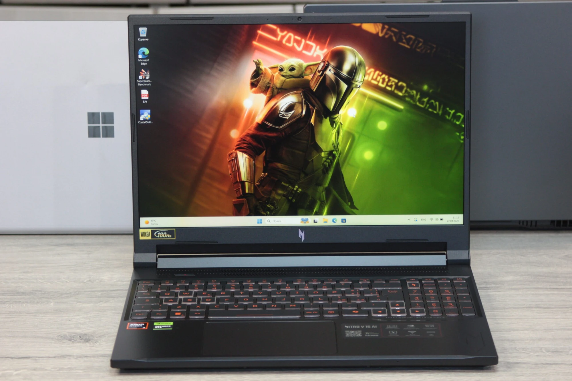 Nou! Acer Nitro V | Ryzen 7 260 | 16GB | 1TB | RTX 5070 | 16.0″ 180Hz — miniatură 3