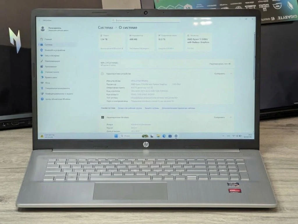HP Laptop 17-cp0xxx | AMD Ryzen 5 5500U | 16GB | 256GB SSD + 1TB HDD | 17.3″ HD+ — миниатюра 13
