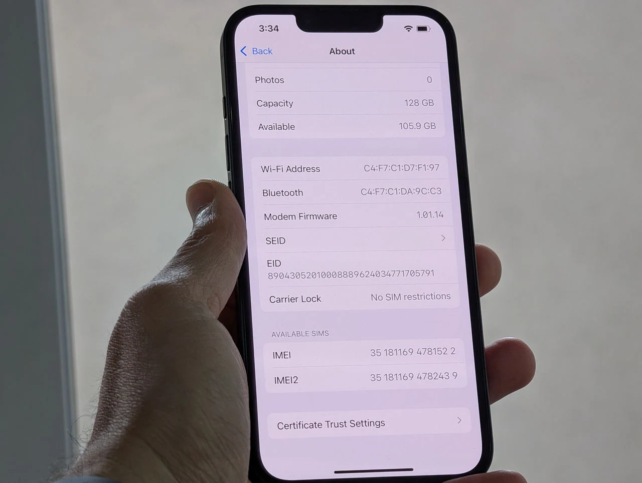IPhone 16e | A18 | 8GB | 128GB | 6.1″ Retina | Black | Dual eSIM — miniatură 10