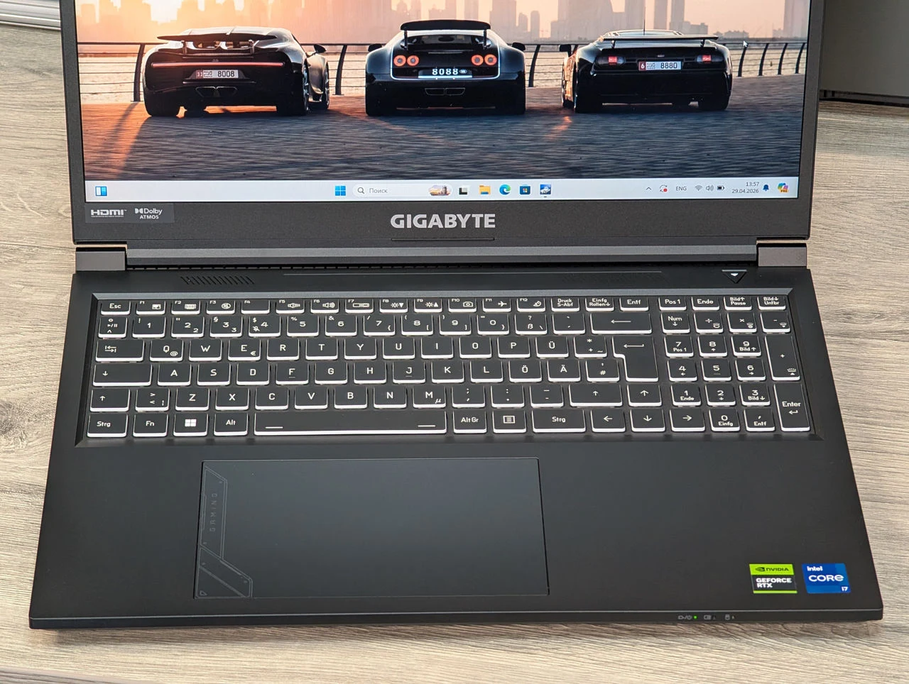 Gigabyte G6 MF | i7 13620H | 16GB | 1TB | RTX 4050 | 16.0″ 165Hz — miniatură 9