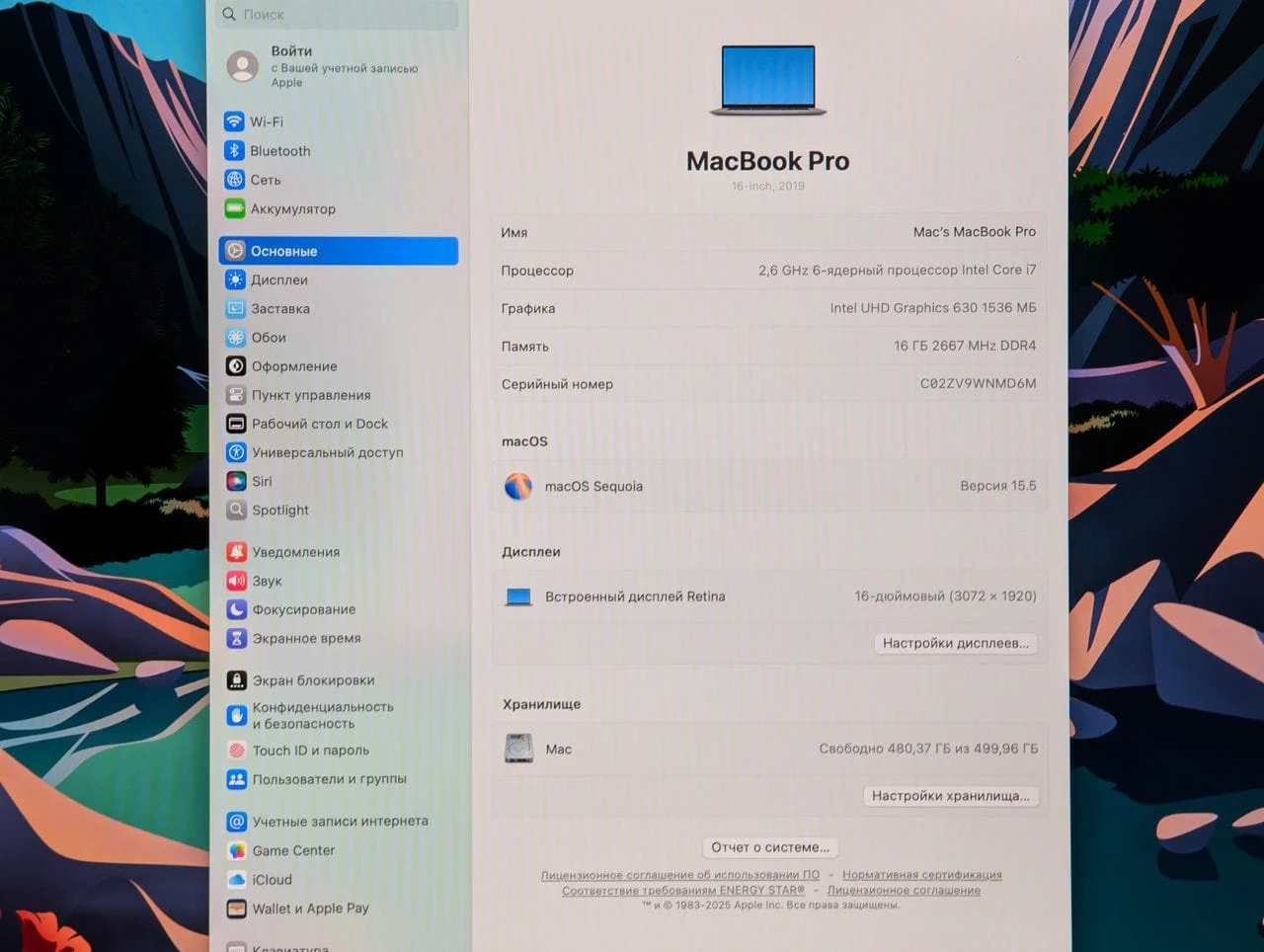 MacBook Pro 16 2019 | i7 9750H | 16GB | 512GB | Radeon Pro 5300M | 16″ Retina — miniatură 19