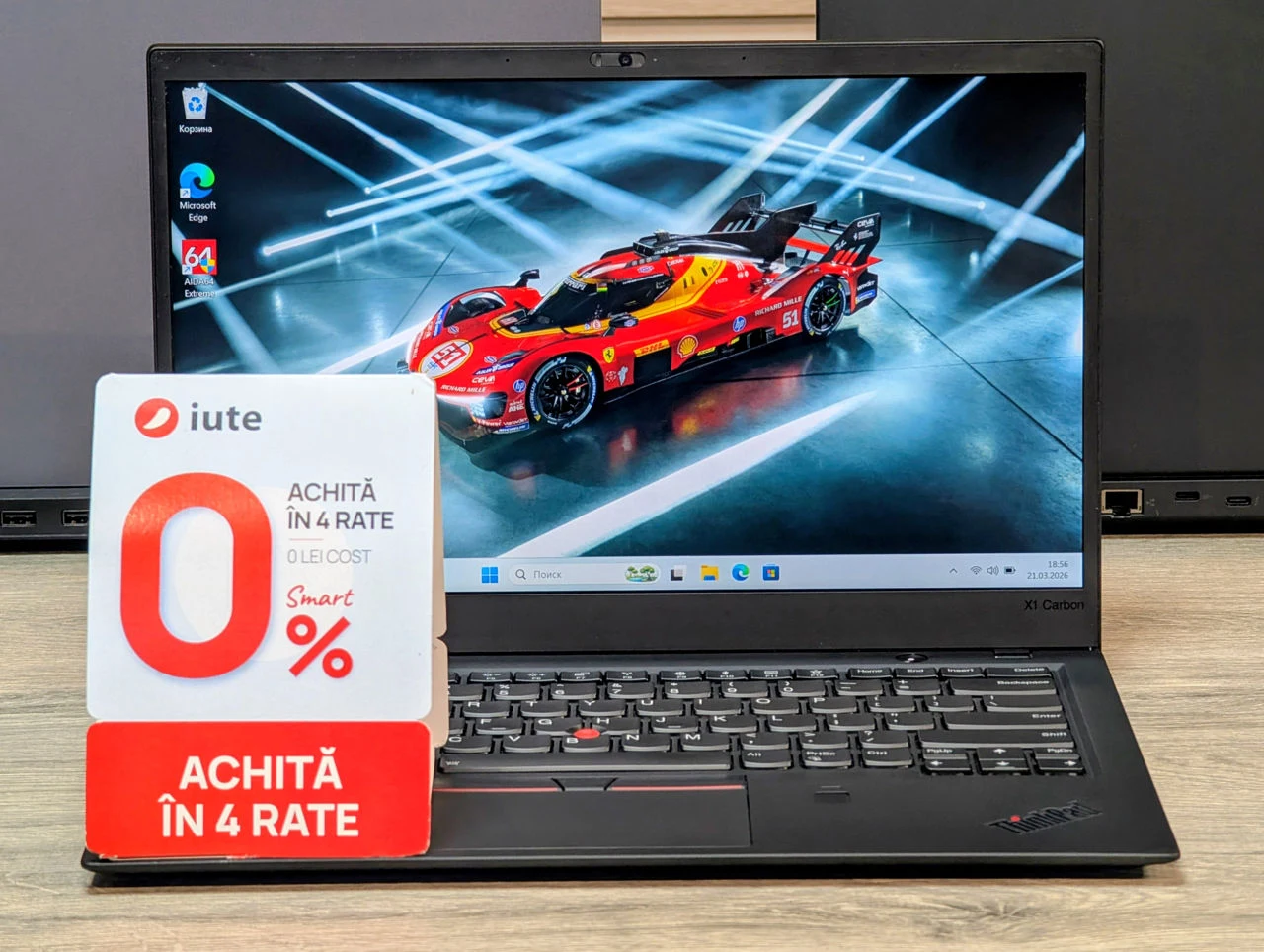 Lenovo ThinkPad X1 Carbon Gen 6 | i7 8550U | 16GB | 256GB | 14″ IPS — vedere 2