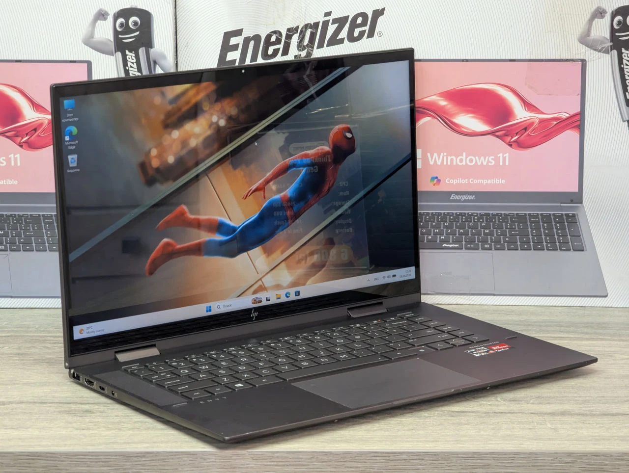 HP ENVY x360 Convertible 15 | AMD Ryzen 7 5800H | 16GB RAM | 512GB SSD | 15.6″ FHD IPS Touch — miniatură 3