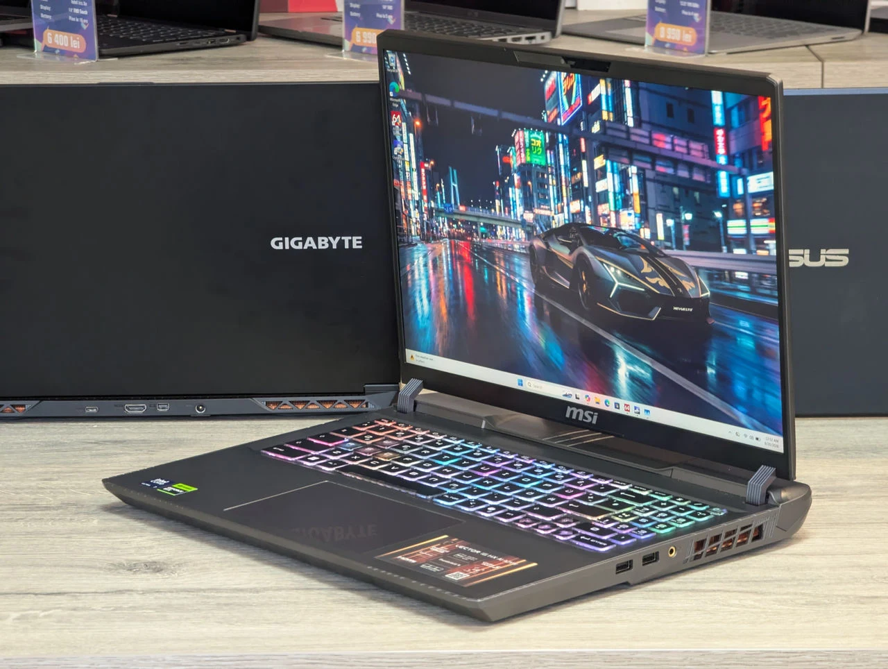Ca nou! MSI Vector 16 HX AI | Intel Ultra 7 255HX | RTX 5070 Ti | 16GB | 1TB | 16″ 2.5K 240Hz — miniatură 3