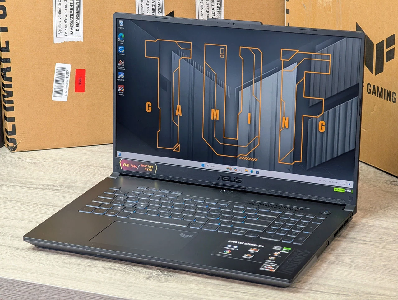 ASUS TUF Gaming A17 | Ryzen 7 7435HS | 16GB | 512GB | RTX 4050 | 17.3″ FHD 144Hz — vedere 7