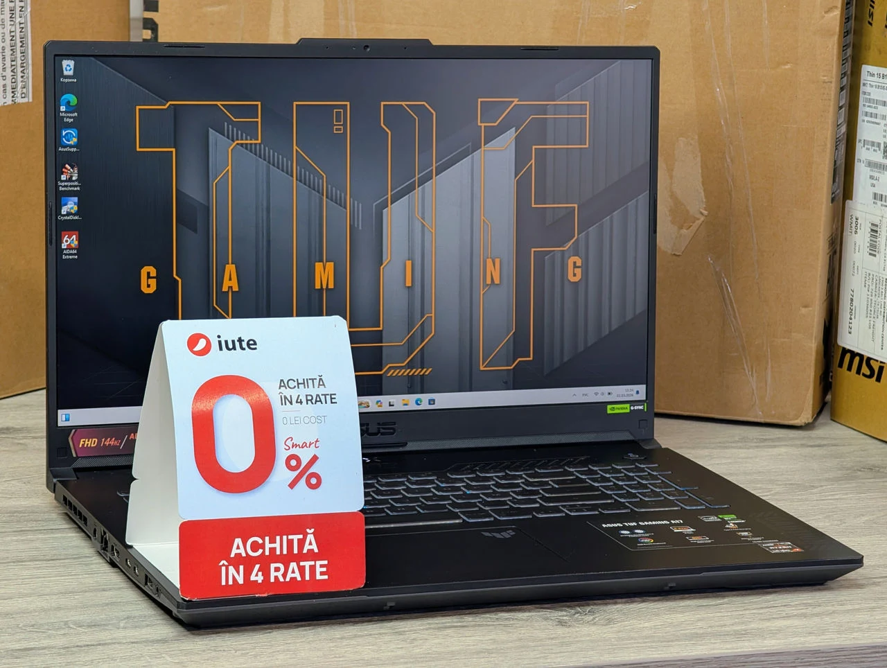ASUS TUF Gaming A17 | Ryzen 7 7435HS | 16GB | 512GB | RTX 4050 | 17.3″ FHD 144Hz — vedere 2