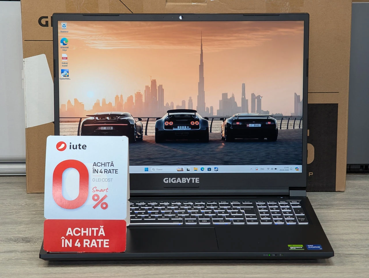 Gigabyte G6 MF | i7 13620H | 16GB | 1TB | RTX 4050 | 16.0″ 165Hz — vedere 2