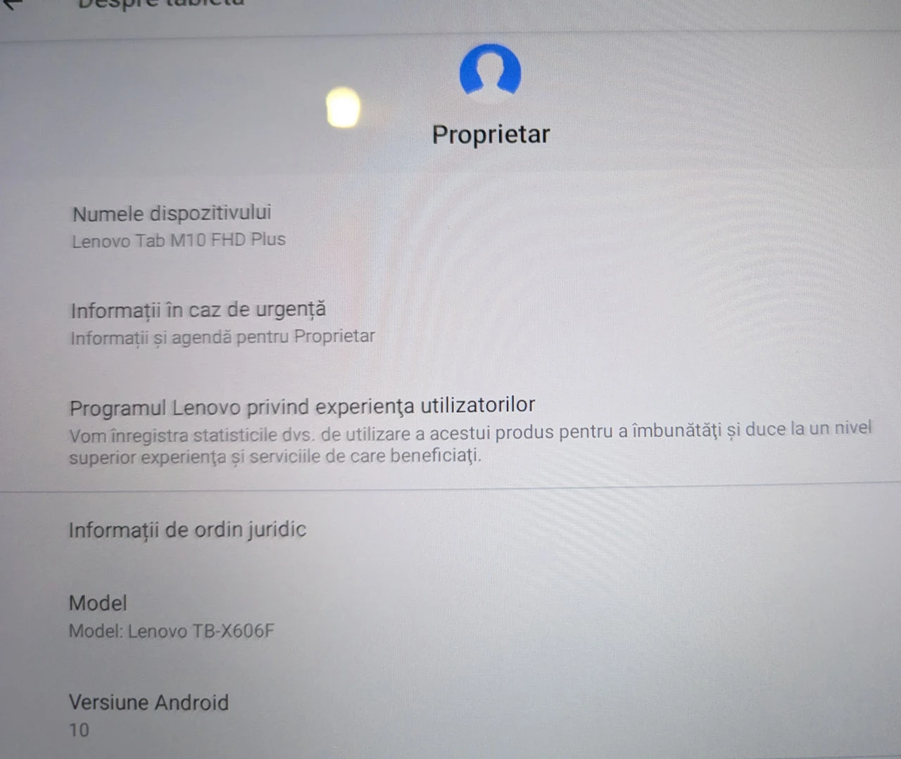 Tabletă Lenovo Tab M10 FHD Plus | 10.3″ FHD | 2GB / 32GB | Dolby Atmos — miniatură 10
