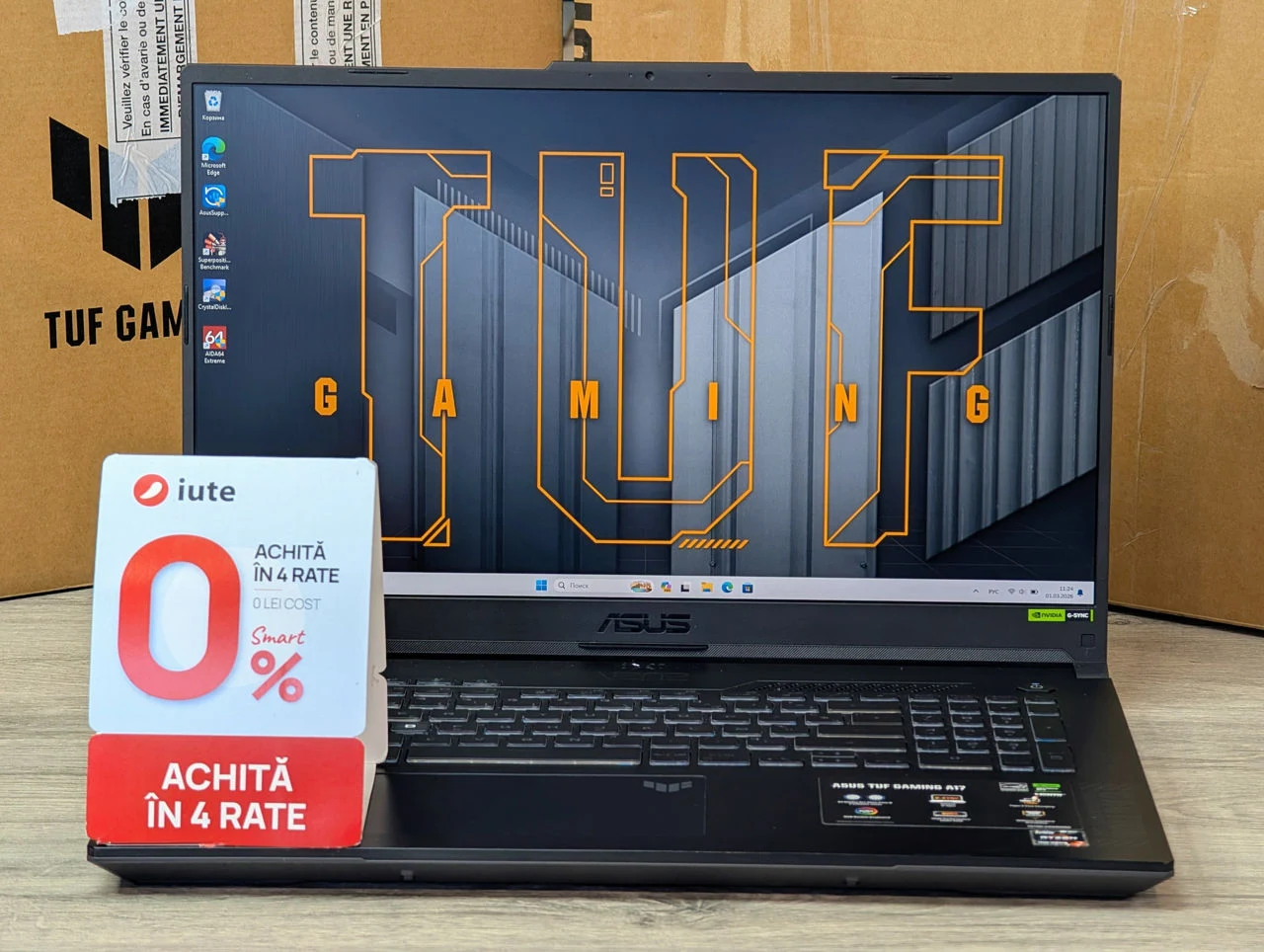 ASUS TUF Gaming A17 | Ryzen 7 7435HS | 16GB | 512GB | RTX 4050 | 17.3″ FHD 144Hz — miniatură 3