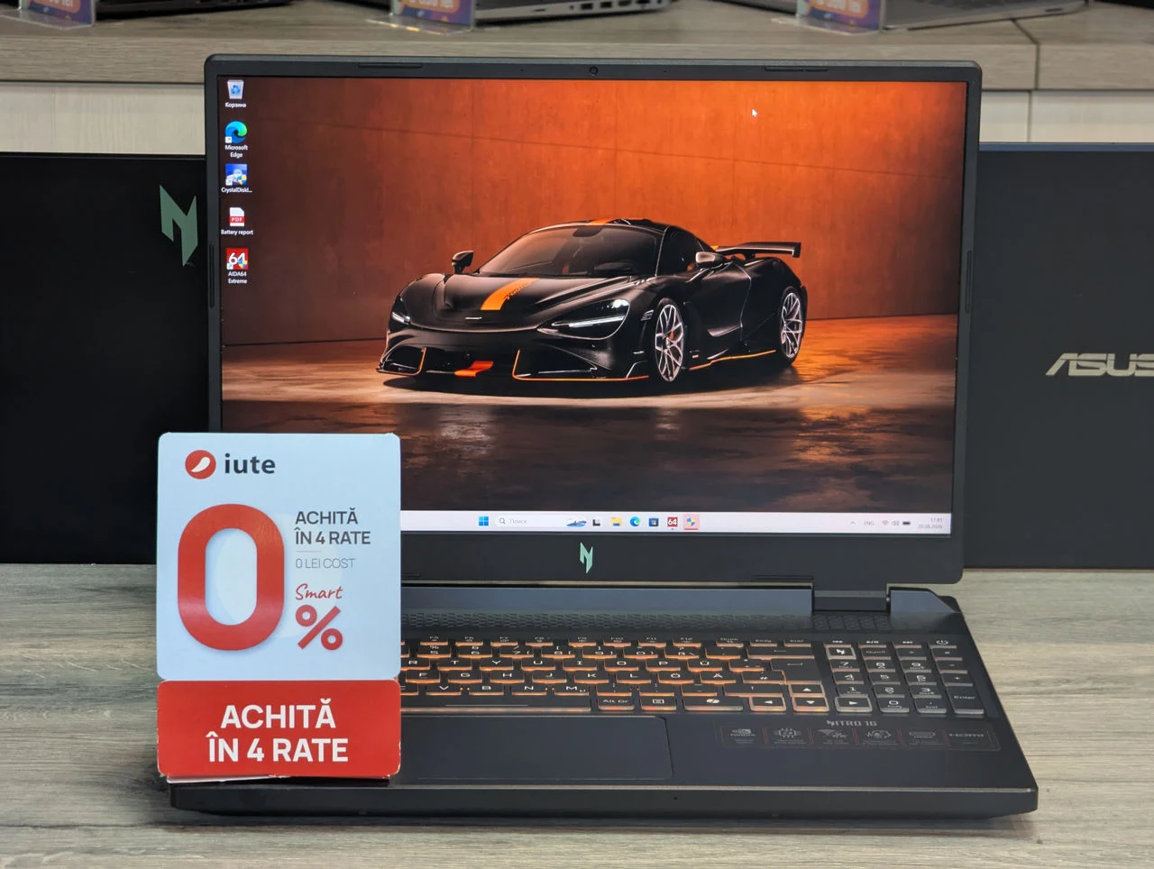 Ca nou! Acer Nitro 16 | Ryzen 7 8745HS | RTX 4070 8GB | 16GB | 1TB | 16″ 2.5K 180Hz — vedere 2