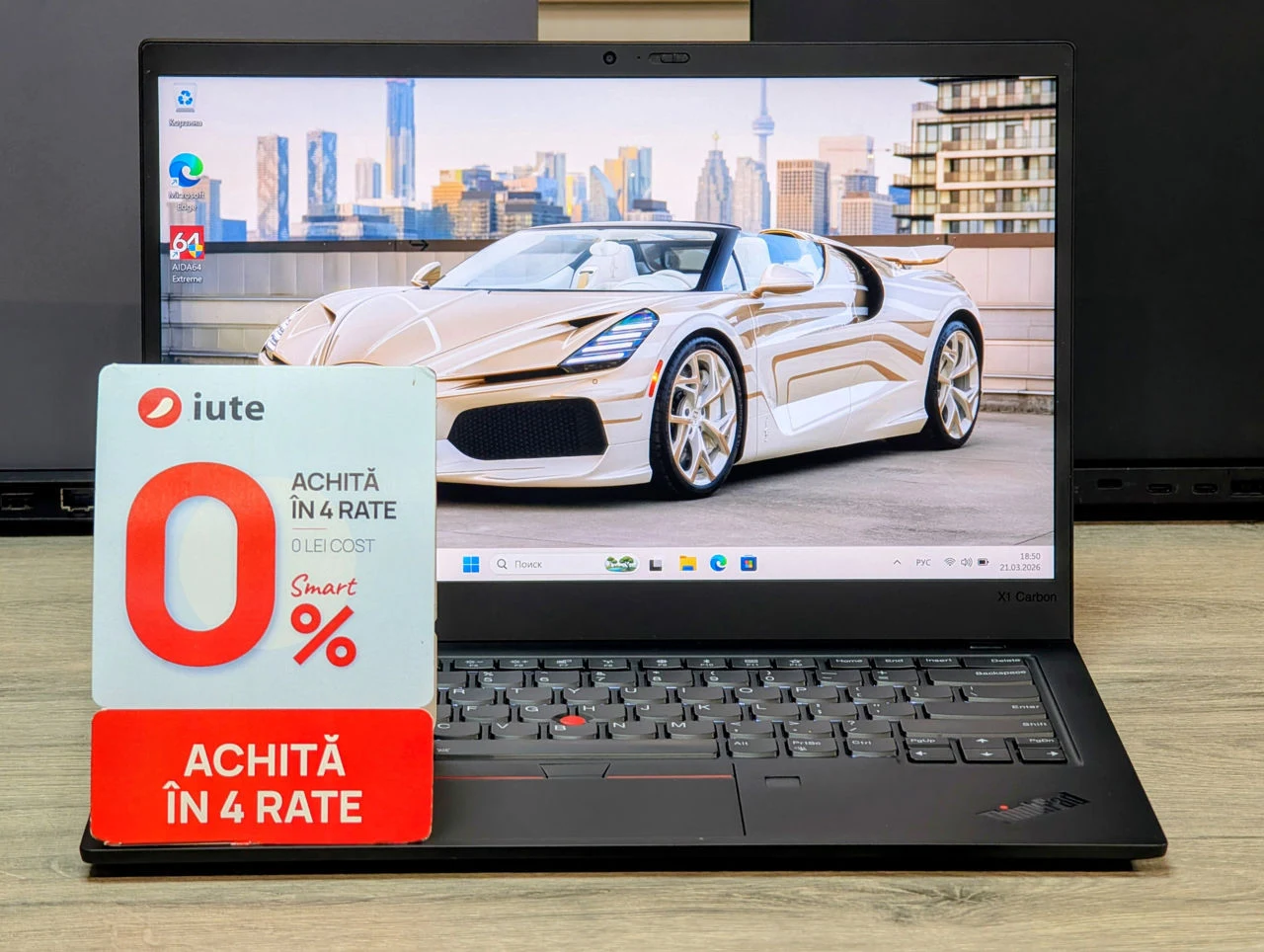 Lenovo ThinkPad X1 Carbon Gen 6 | i5-8265U | 16 GB | 256GB | 14″ IPS — vedere 2
