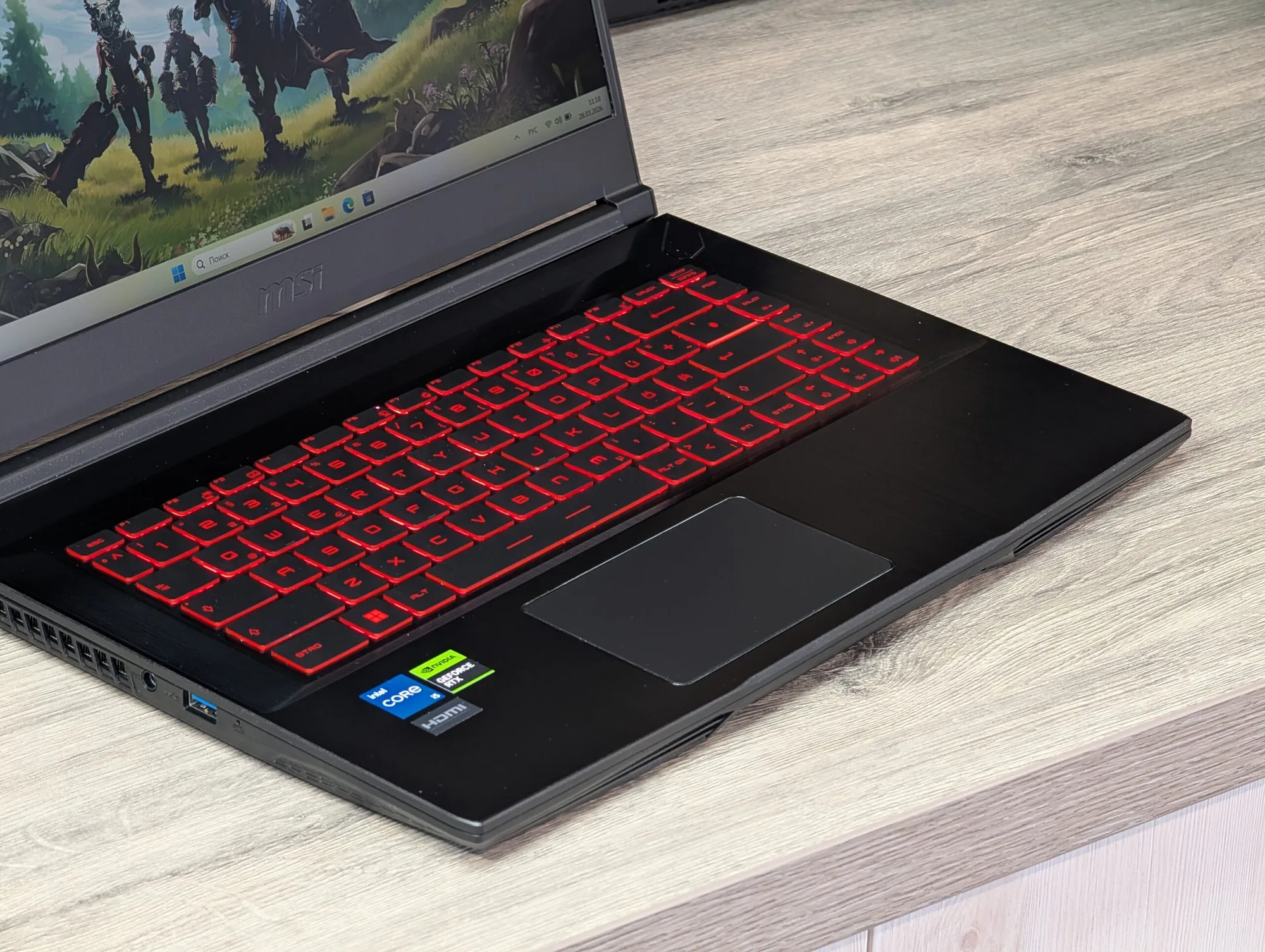 MSI Thin GF63 12VF | i5 12450H | 16GB | 512GB | RTX 4060 | 15.6″ FHD 144Hz — miniatură 9