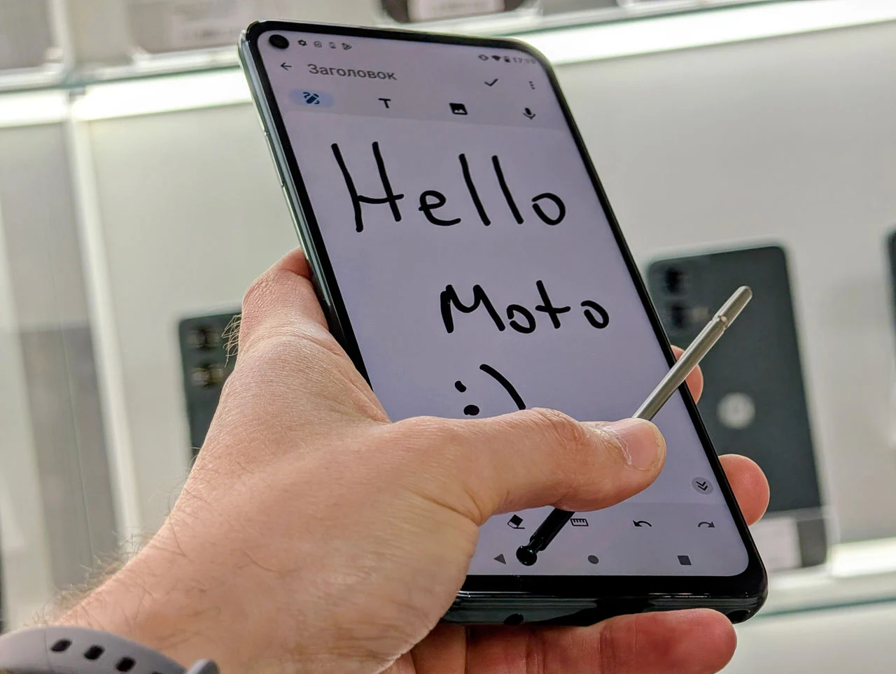 Motorola Moto G Stylus 5G | Snapdragon 480 | 4GB | 128GB | 6.8″ | Cosmic Emerald | Stylus — miniatură 15