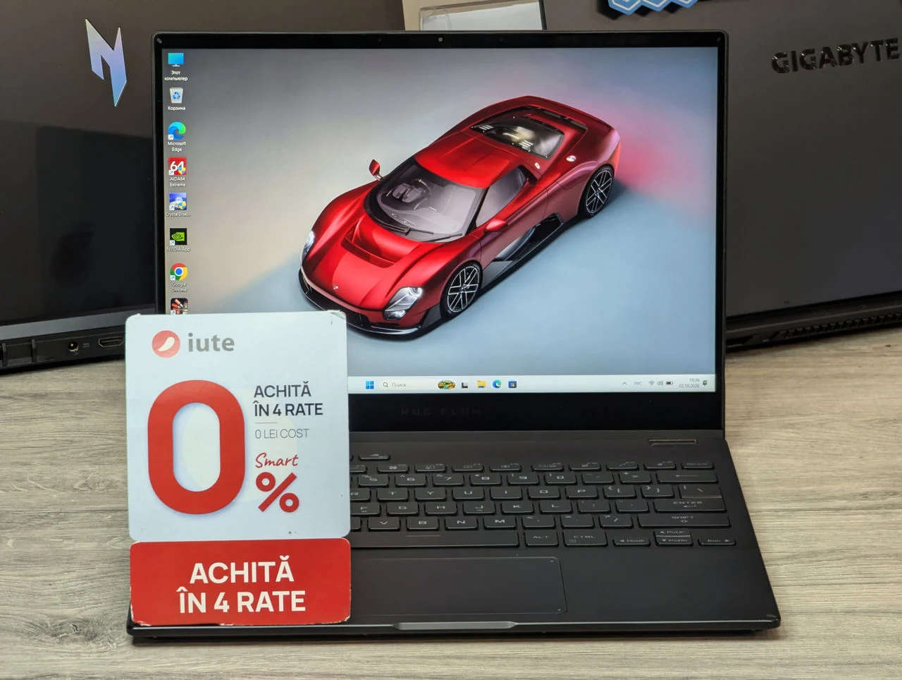 ASUS ROG Flow X13 | AMD Ryzen 9 6900HS | 16GB | 512GB | RTX 3050 Ti | 13.4″ — vedere 2