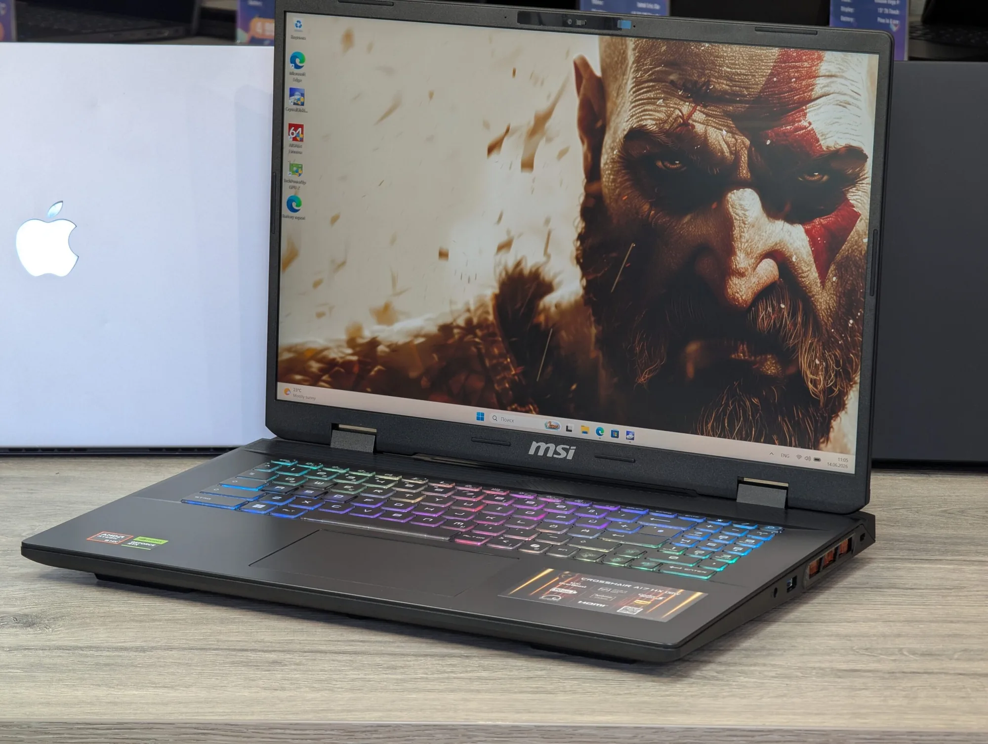 Nou! MSI Crosshair 17 HX | Ryzen 9 8940HX | 16GB | 1TB | RTX 5070 | 17.3″ 240Hz — miniatură 5