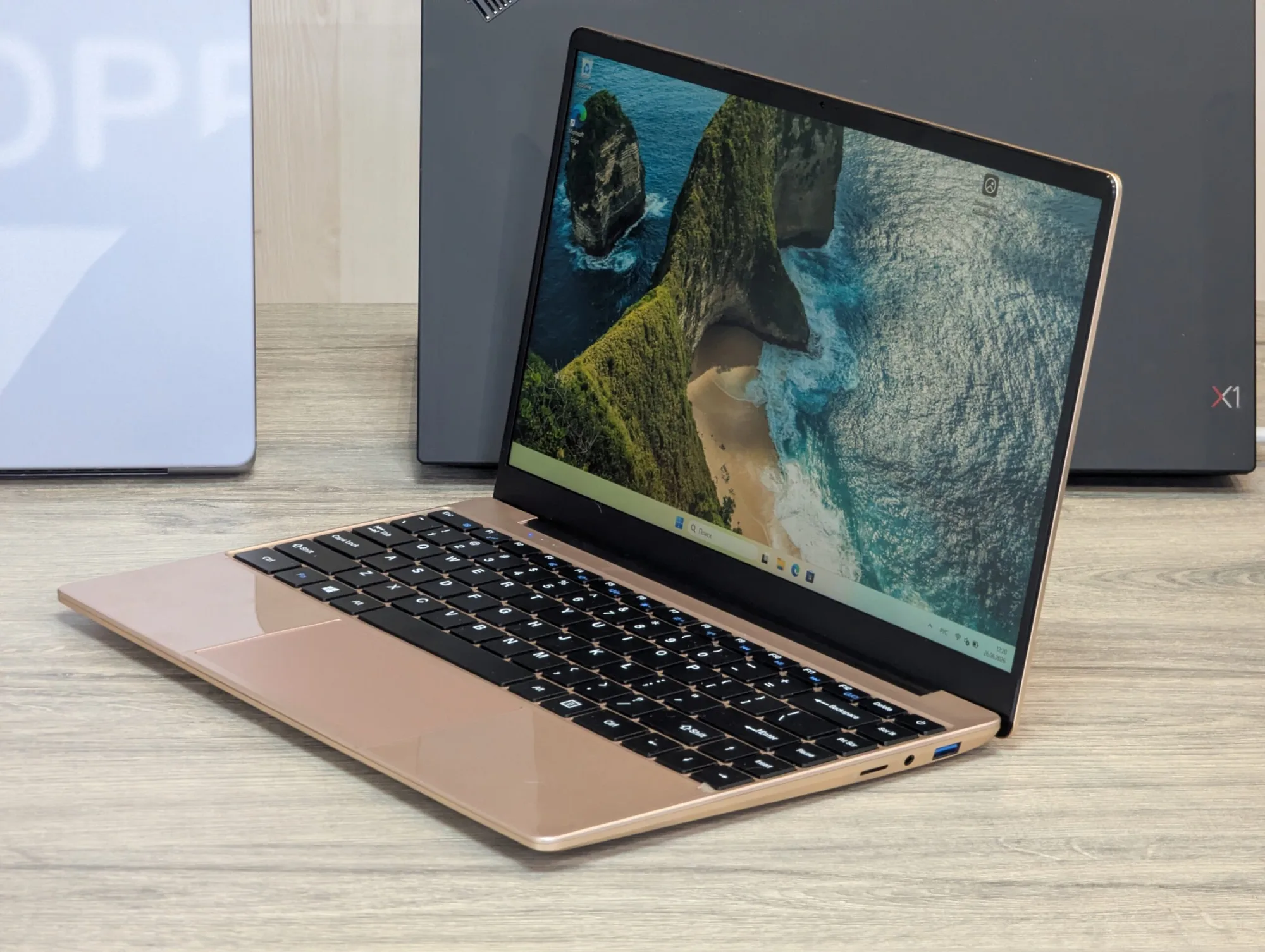 Nou! Aocwei 14.1″ | Intel Celeron N4020C | 6GB RAM | 128GB SSD | Intel UHD 600 | Windows 11 — miniatură 3