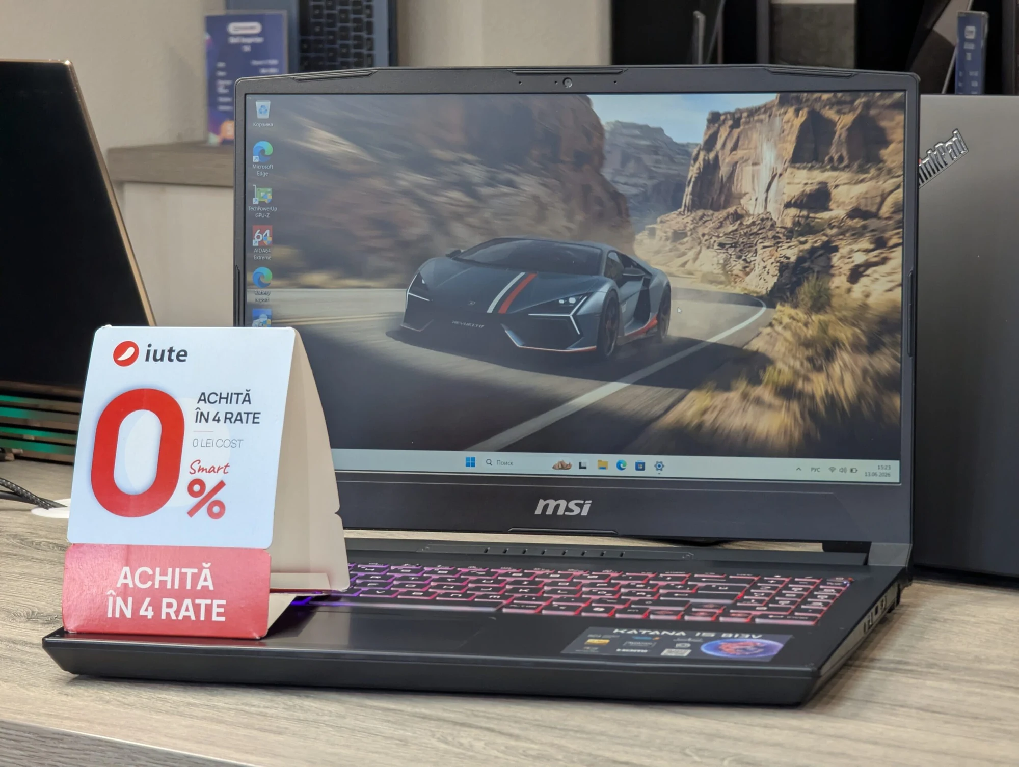 MSI Katana 15 B13VFK | i7-13620H | 16GB | 1TB | RTX 4060 8GB | 15.6″ 144Hz — vedere 2