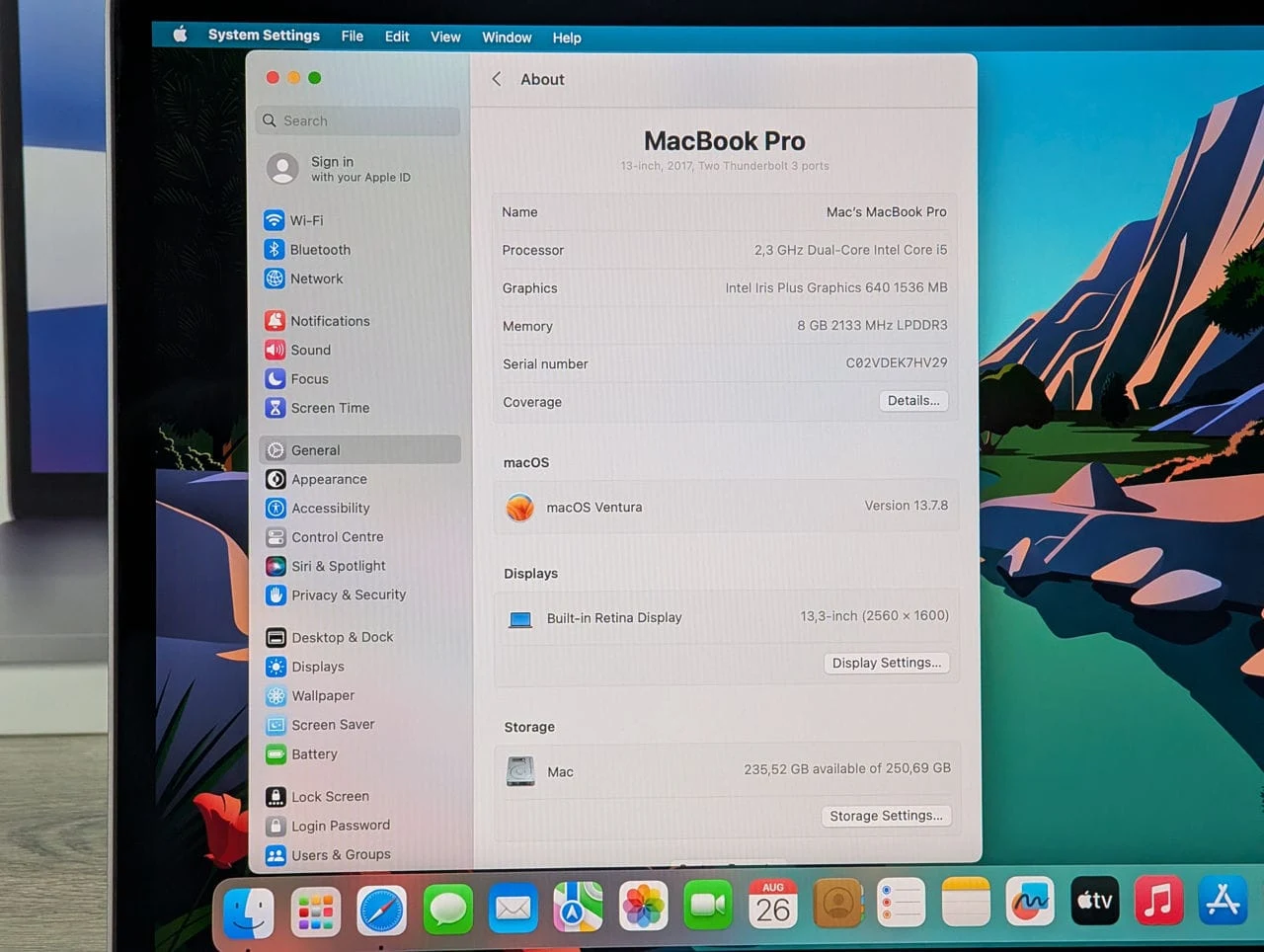 Macbook pro 13 2017 | Intel Core i5 7360U | 8GB | 256GB | 13.3″ Retina — miniatură 15