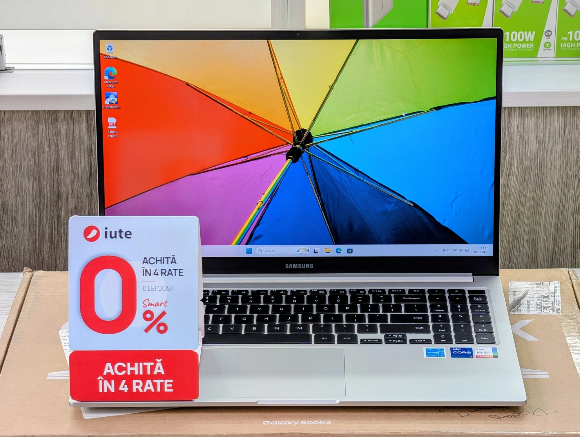 Nou! Samsung Galaxy Book3 | Core i7-1355U | 16GB | 512GB | Intel Iris Xe | 15.6″ FHD — miniatură 3