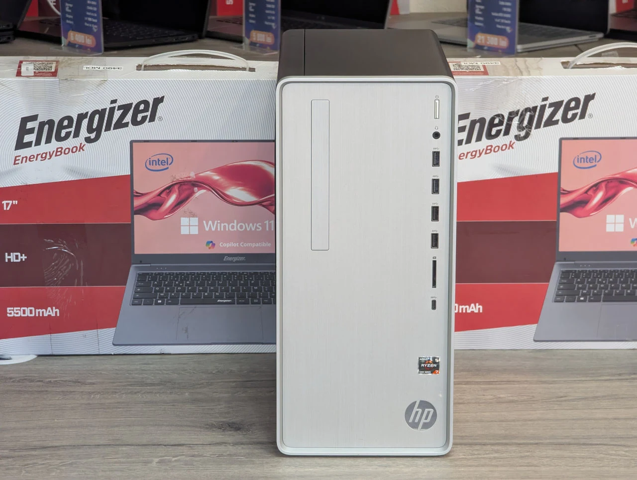 HP Pavilion Desktop TP01-2234 | AMD Ryzen 7 5700G | 16GB RAM | 256GB SSD + 512GB HDD — miniatură 3