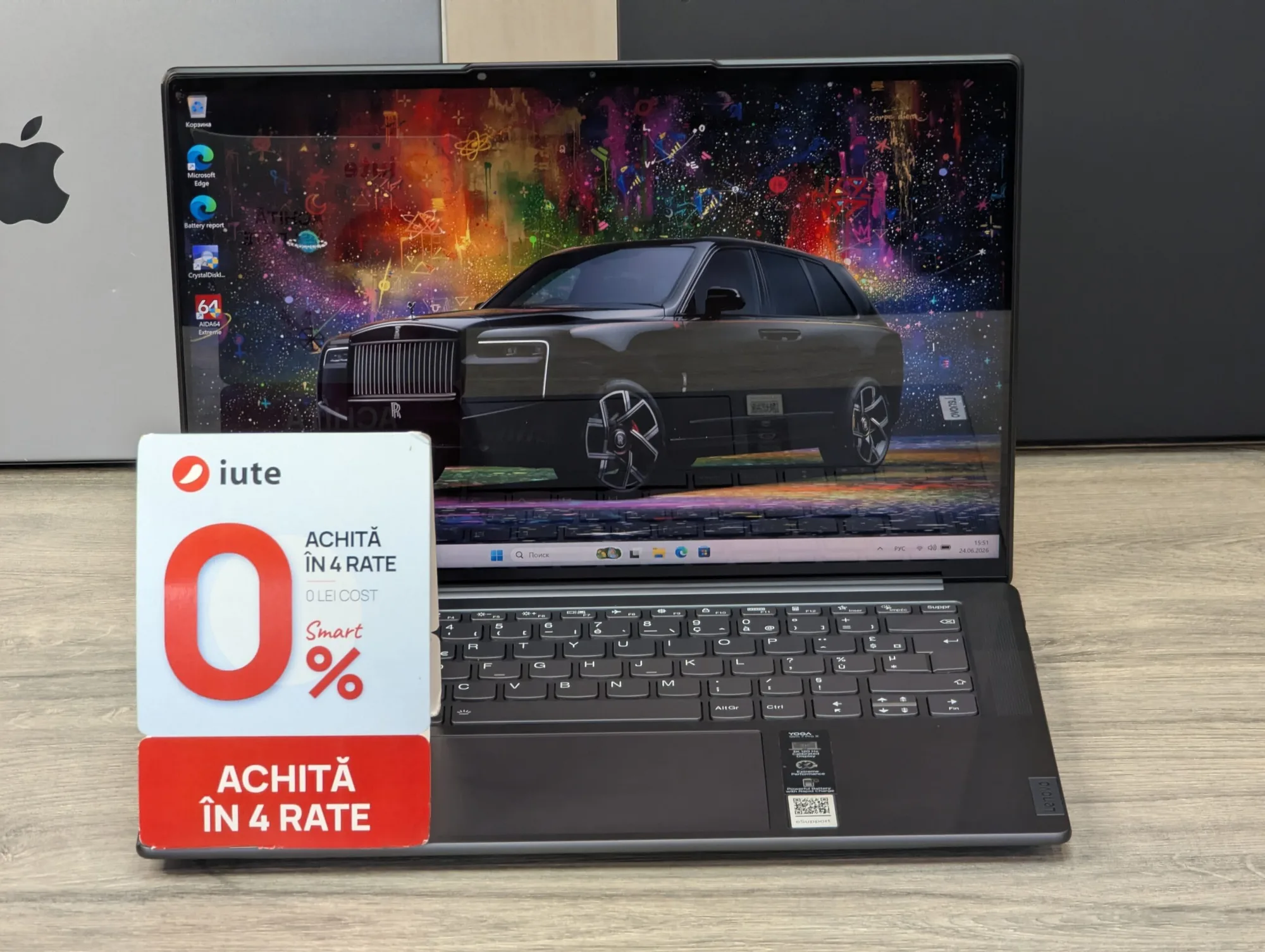 Lenovo Yoga Slim 7 Pro X | Ryzen 7 6800HS Creator Edition | 16GB DDR5 | 512GB SSD | 14.5″ 3K 120Hz — vedere 2