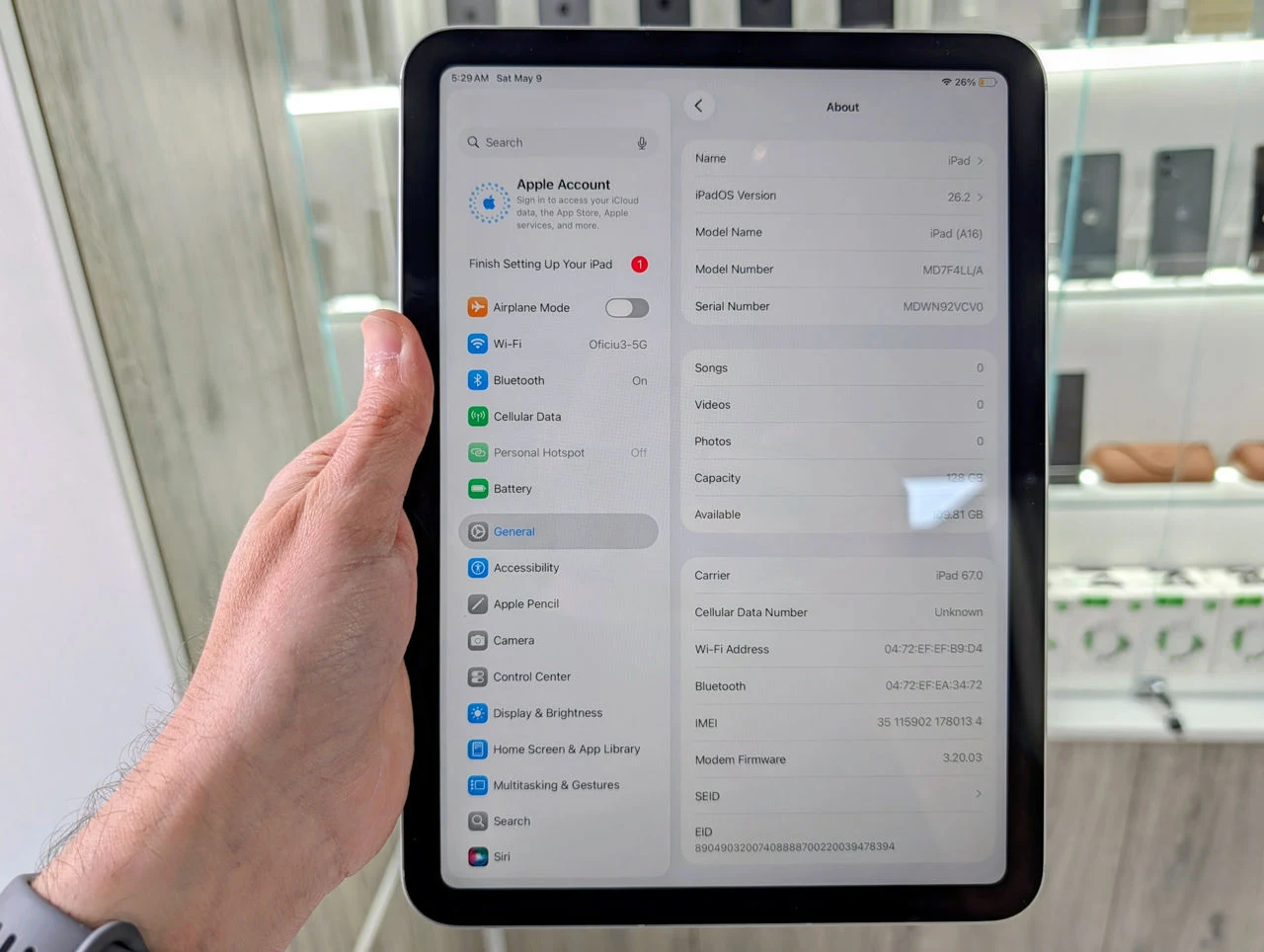 IPad 11 2025 | A16 Bionic | 6GB | 128GB | 11″ Retina | Silver | Cellular — miniatură 8